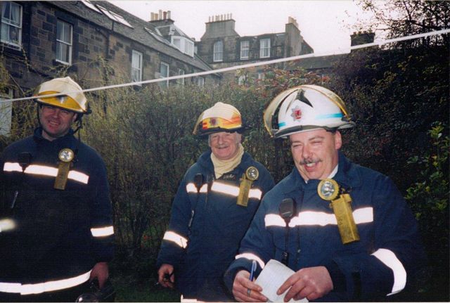 Fire colonies off Dalry Rd - mid/late 1990's